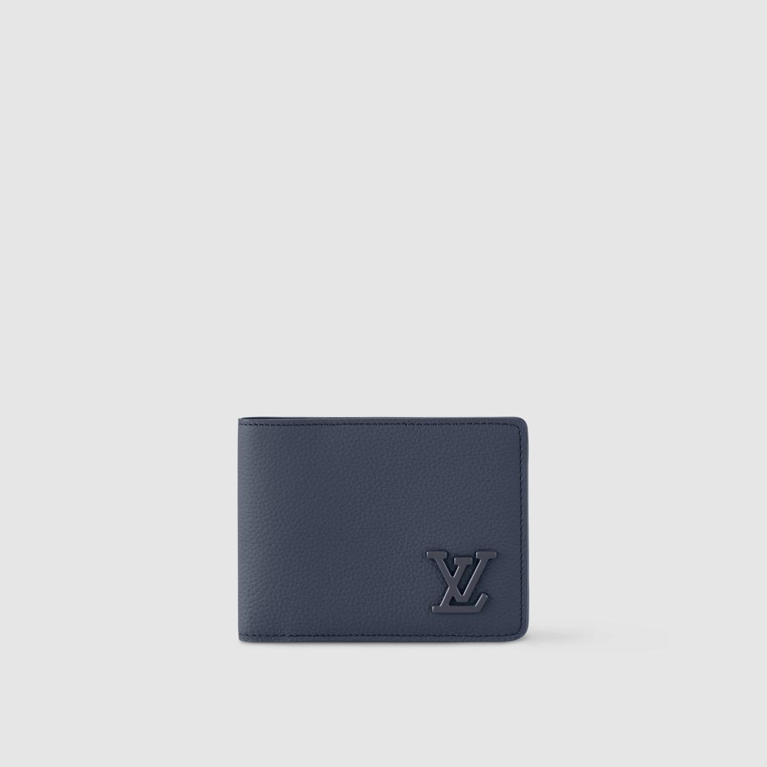 Ví Louis Vuitton Multiple Wallet Lv Aerogram Nam Xanh Navy